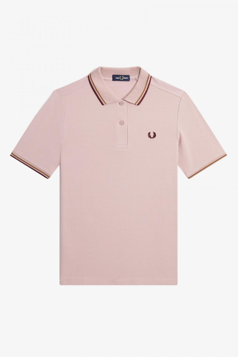 Fred Perry Shirt Fred Perry G3600 Mujer Rosas Rosas | XCLBH28129