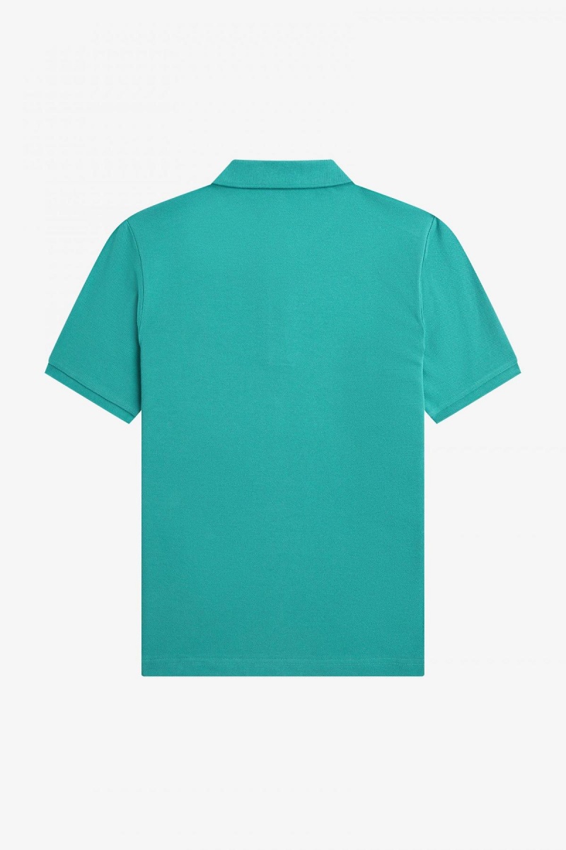 Fred Perry Shirt Fred Perry G6000 Mujer Verde Menta Oscuro Negras | CLJBT43275