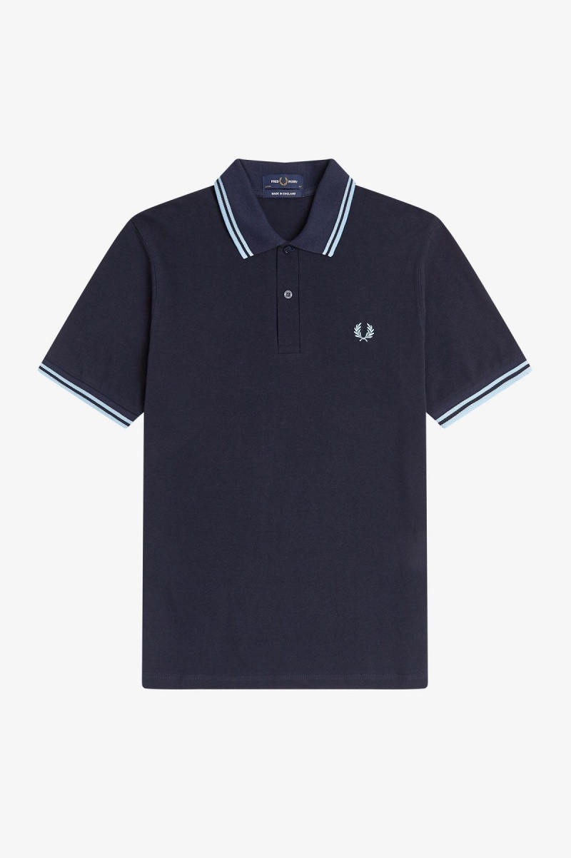 Fred Perry Shirt Fred Perry M12 Hombre Azul Marino | GCLEC44990