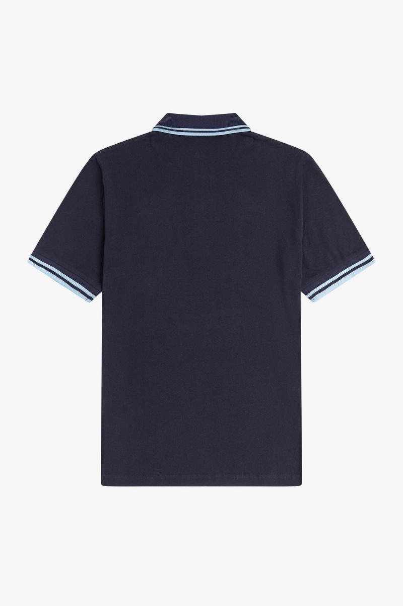 Fred Perry Shirt Fred Perry M12 Hombre Azul Marino | GCLEC44990