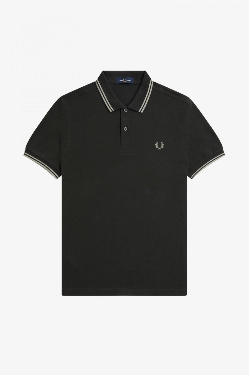 Fred Perry Shirt Fred Perry M3600 Hombre Verde | CLIIZ97046