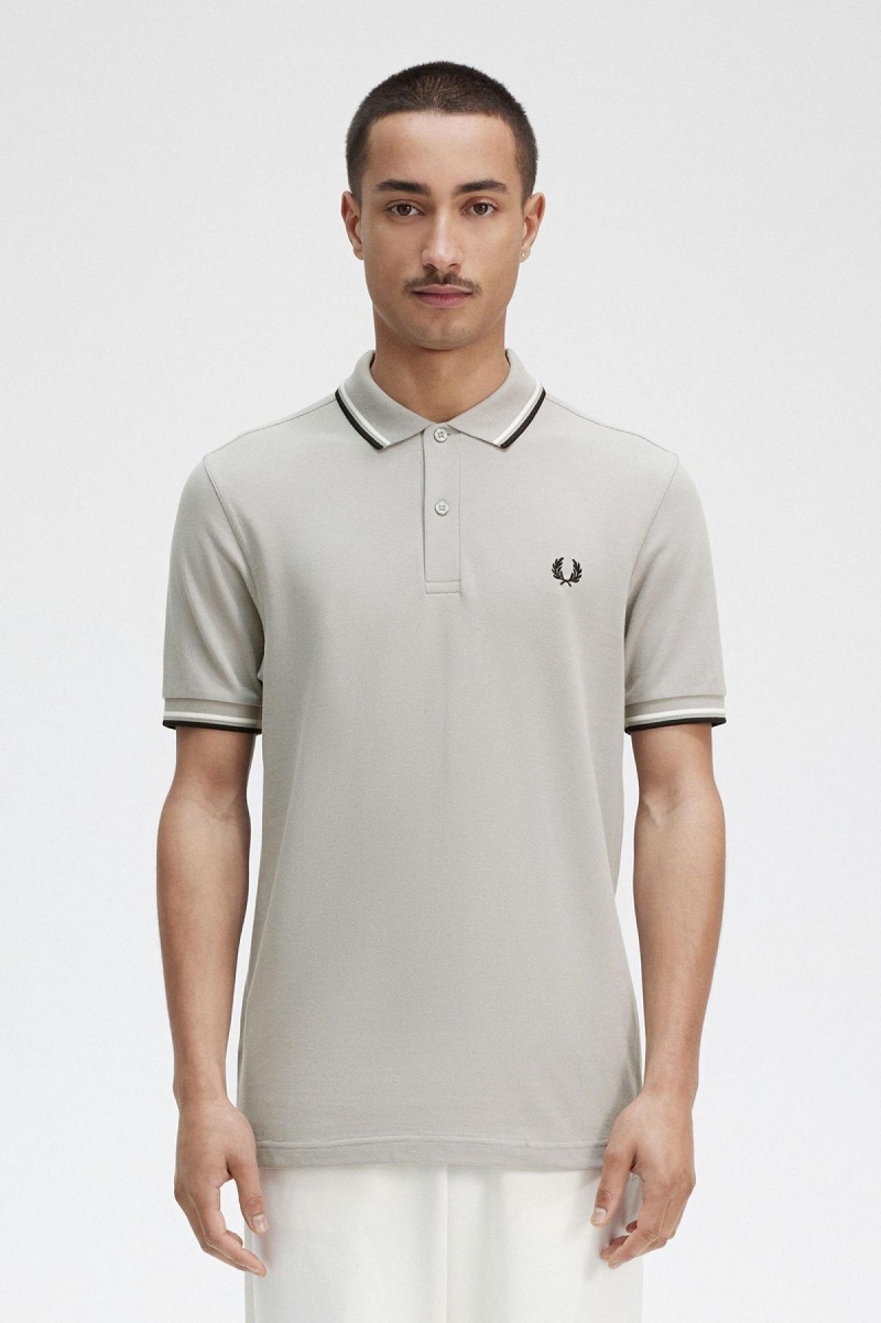 Fred Perry Shirt Fred Perry M3600 Hombre Negras | DCLKV47849