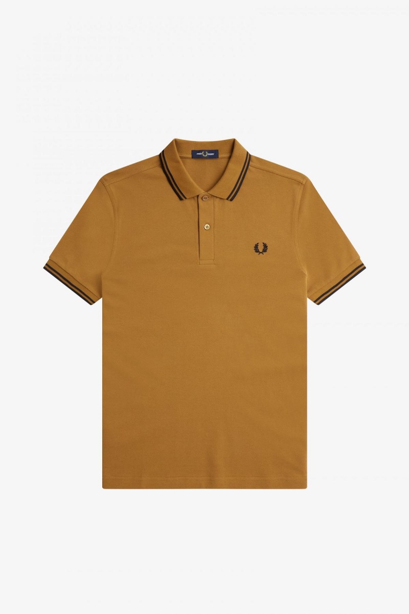 Fred Perry Shirt Fred Perry M3600 Hombre Verde Menta Negras Negras | DCLKV88481