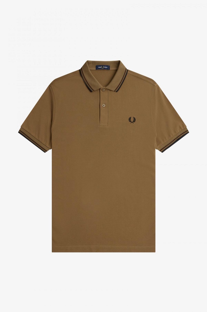 Fred Perry Shirt Fred Perry M3600 Hombre Negras | CLNZX51996