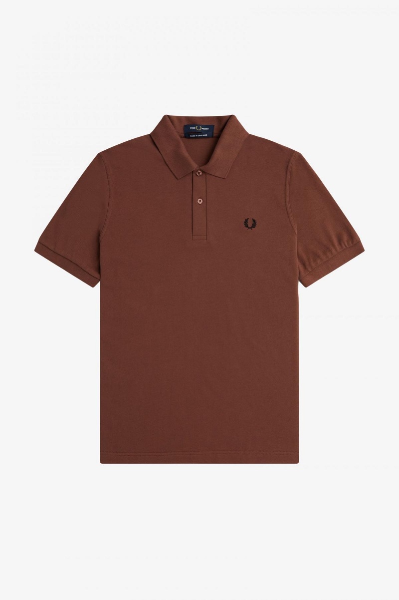 Fred Perry Shirt Fred Perry M3 Hombre Marrones Negras | CLDFL14254