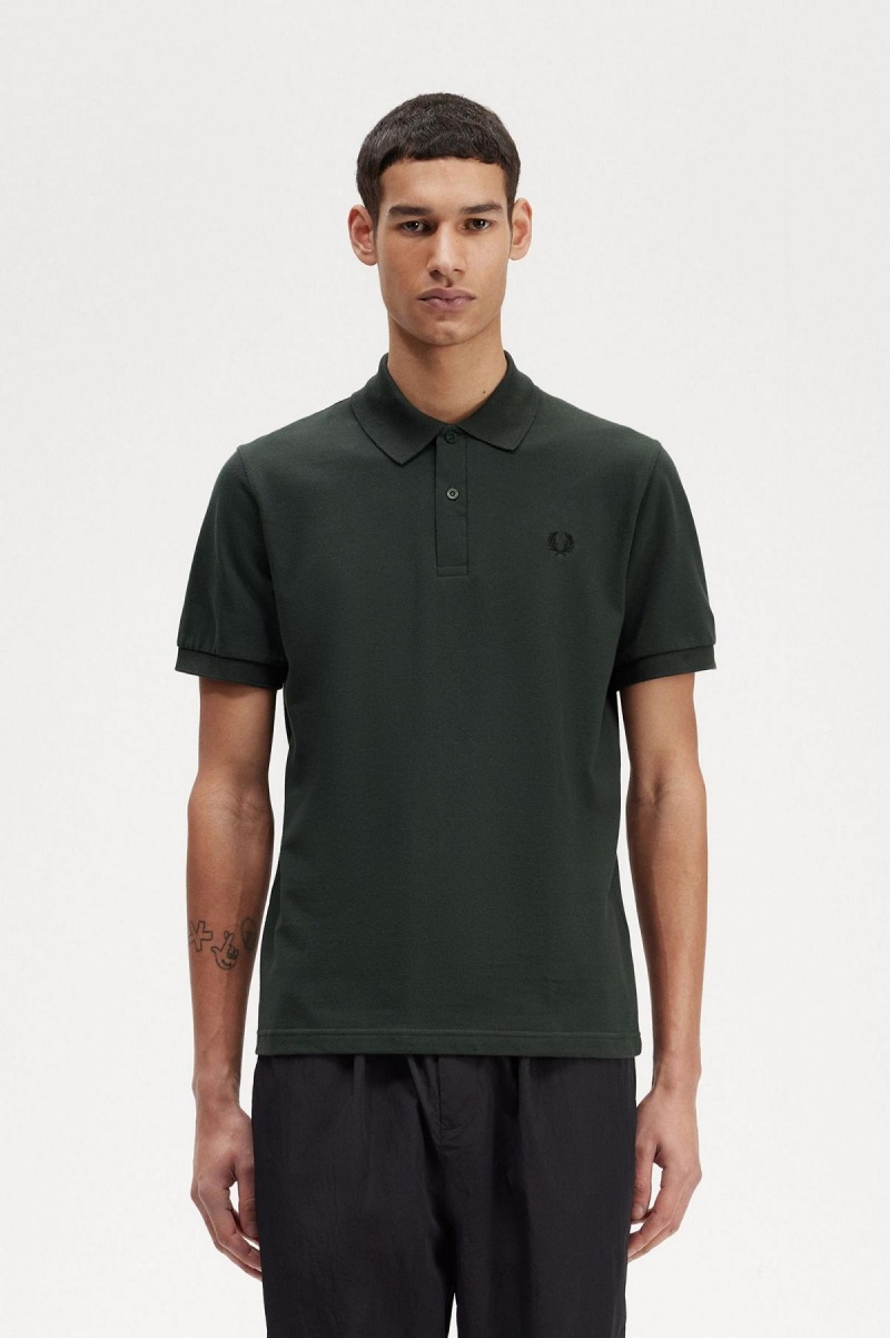 Fred Perry Shirt Fred Perry M3 Hombre Verde Negras | CLDYB45290