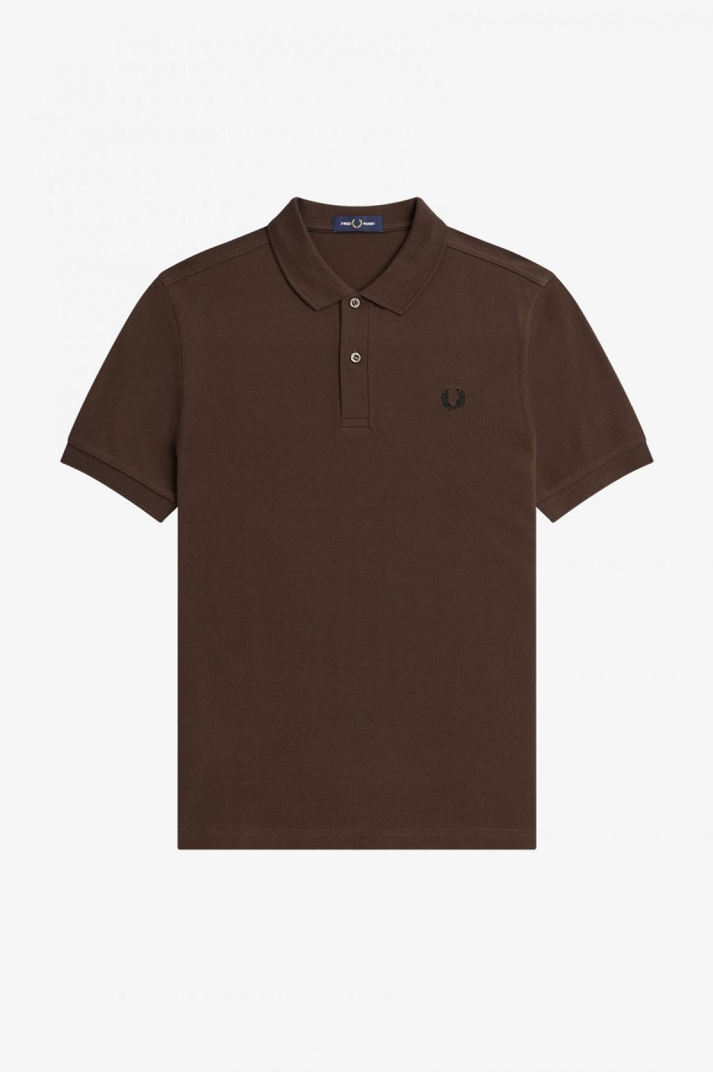 Fred Perry Shirt Fred Perry M6000 Hombre Negras | QCLUV70346