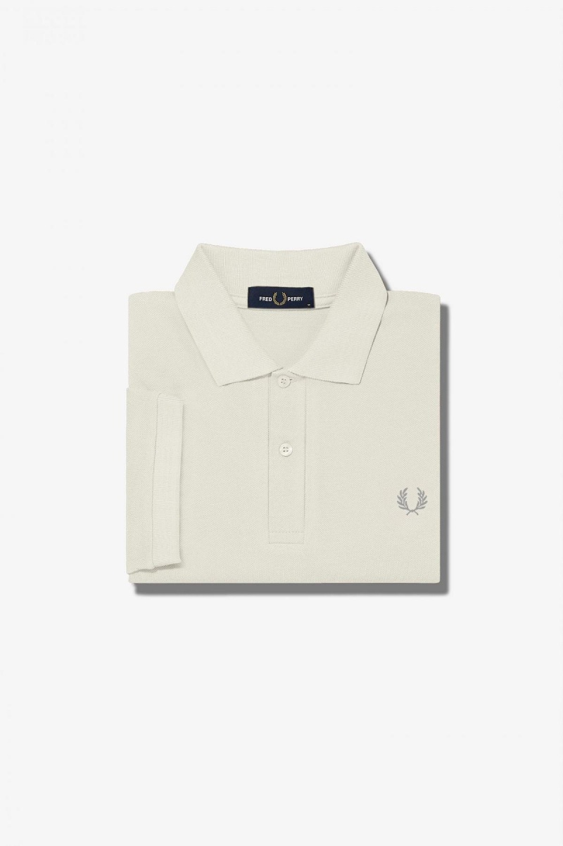 Fred Perry Shirt Fred Perry M6000 Hombre Ecru / Limestone | CLJBT96816