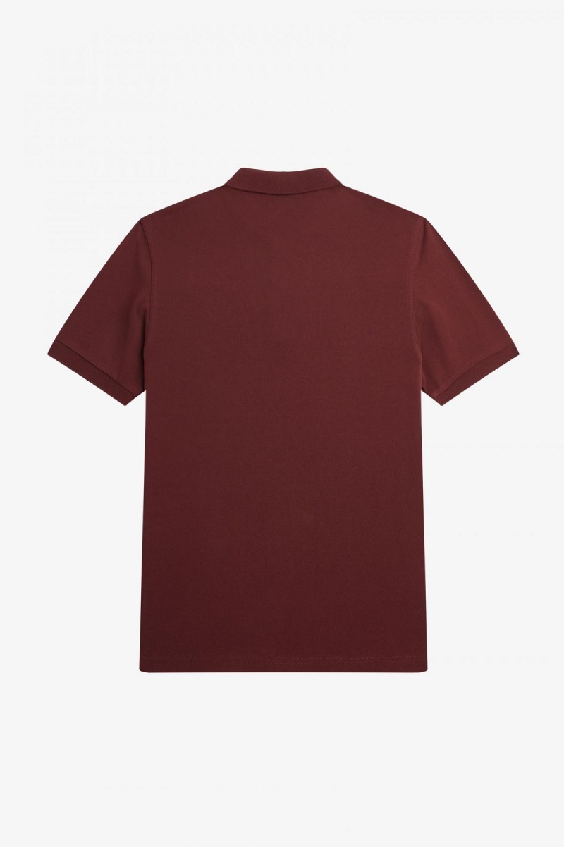 Fred Perry Shirt Fred Perry M6000 Hombre Oxblood / Ecru | DCLKV54298