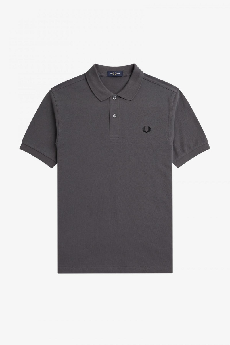 Fred Perry Shirt Fred Perry M6000 Hombre Negras | BCLSO62731