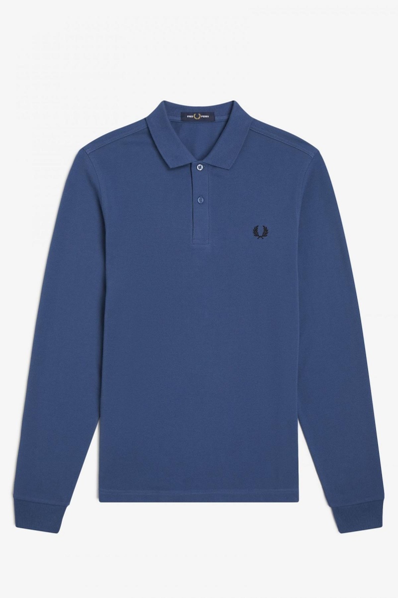 Fred Perry Shirt Fred Perry M6006 Hombre Azules | CLZDE17263