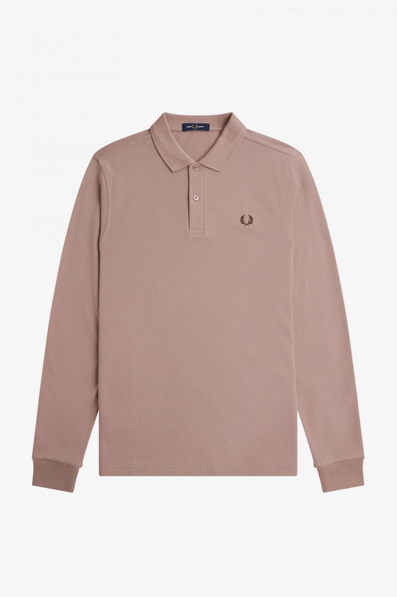 Fred Perry Shirt Fred Perry M6006 Hombre Rosas Oscuro | PCLER55075