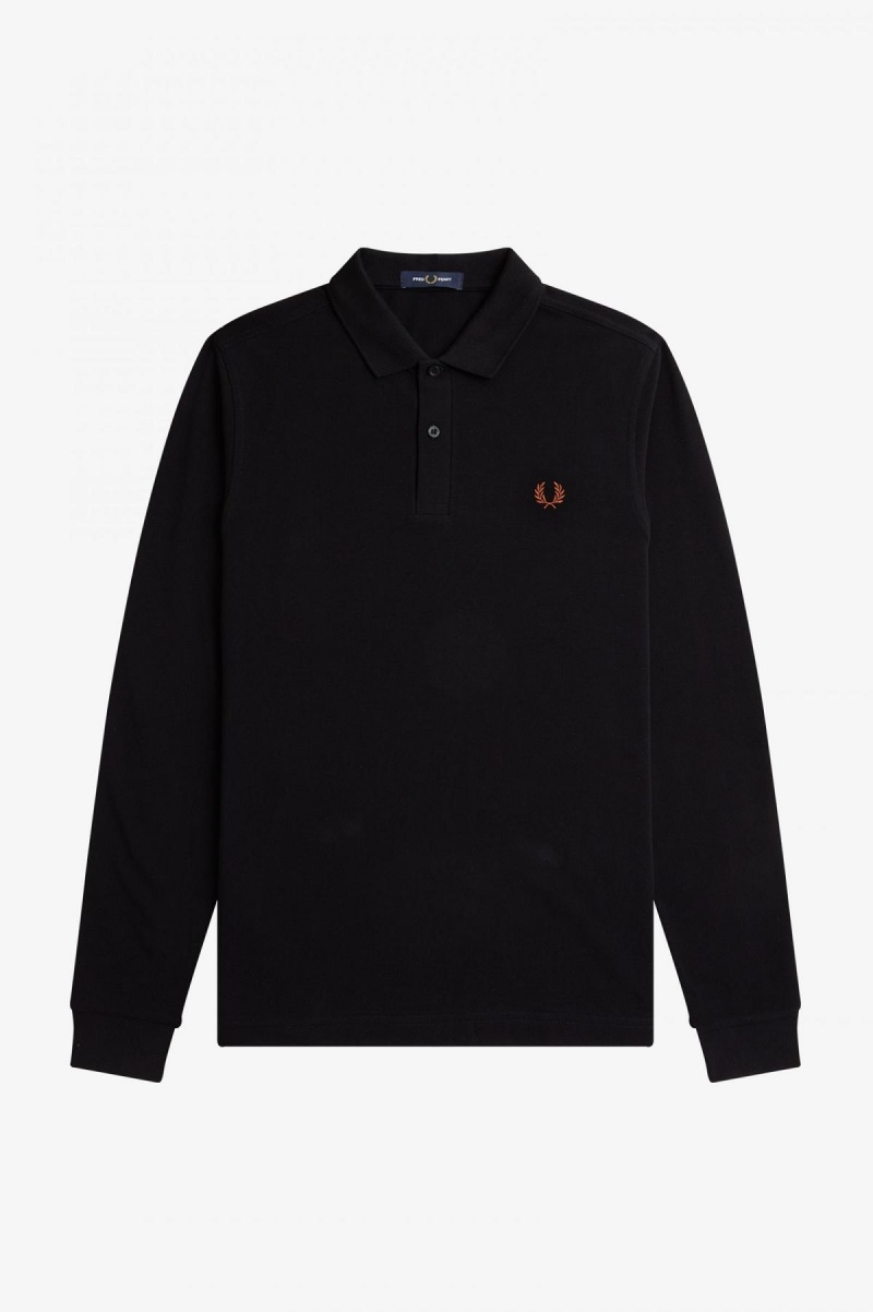 Fred Perry Shirt Fred Perry M6006 Hombre Negras Marrones | SCLVO24503