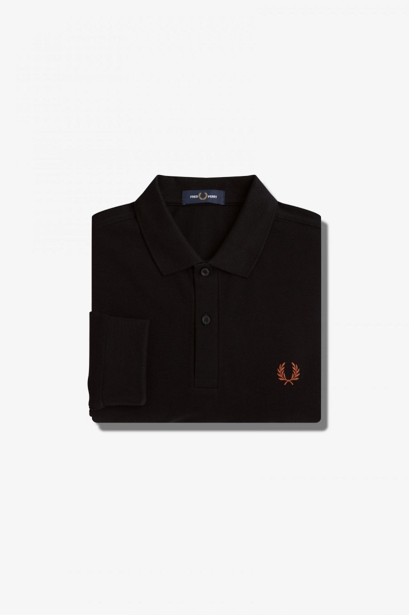 Fred Perry Shirt Fred Perry M6006 Hombre Negras Marrones | SCLVO24503