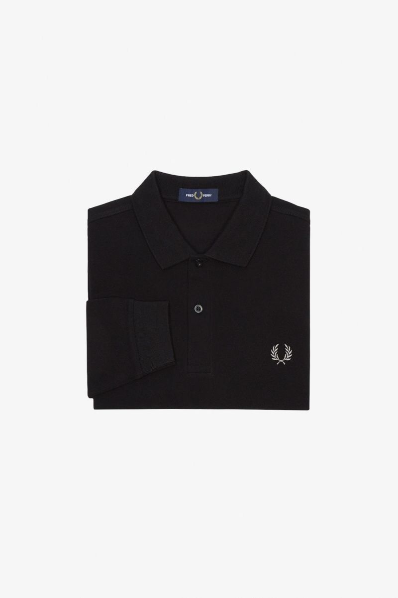 Fred Perry Shirt Fred Perry M6006 Hombre Negras | CLNZX35536