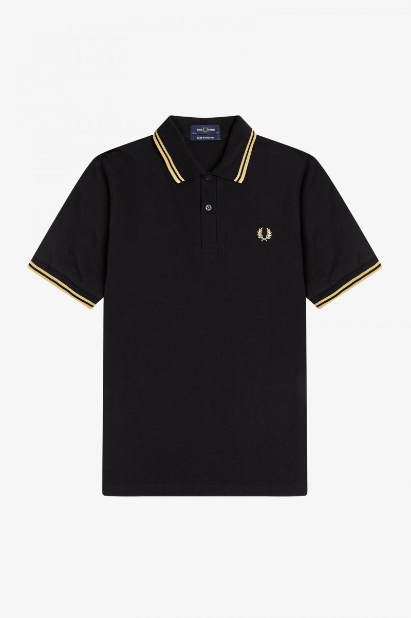 Fred Perry Shirt Fred Perry Makati M12 Hombre Negras | YCLGT89414