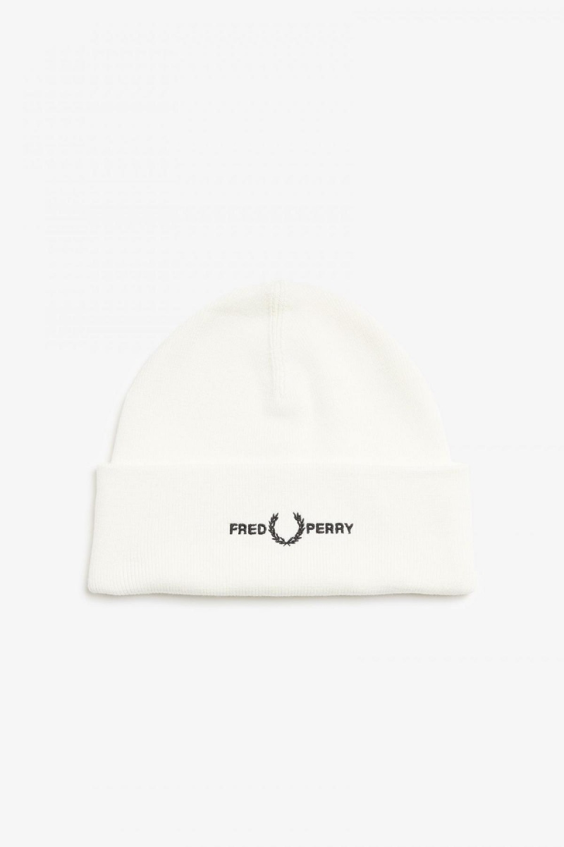 Gorro Fred Perry Estampadas Accessories Blancas | PCLER39095