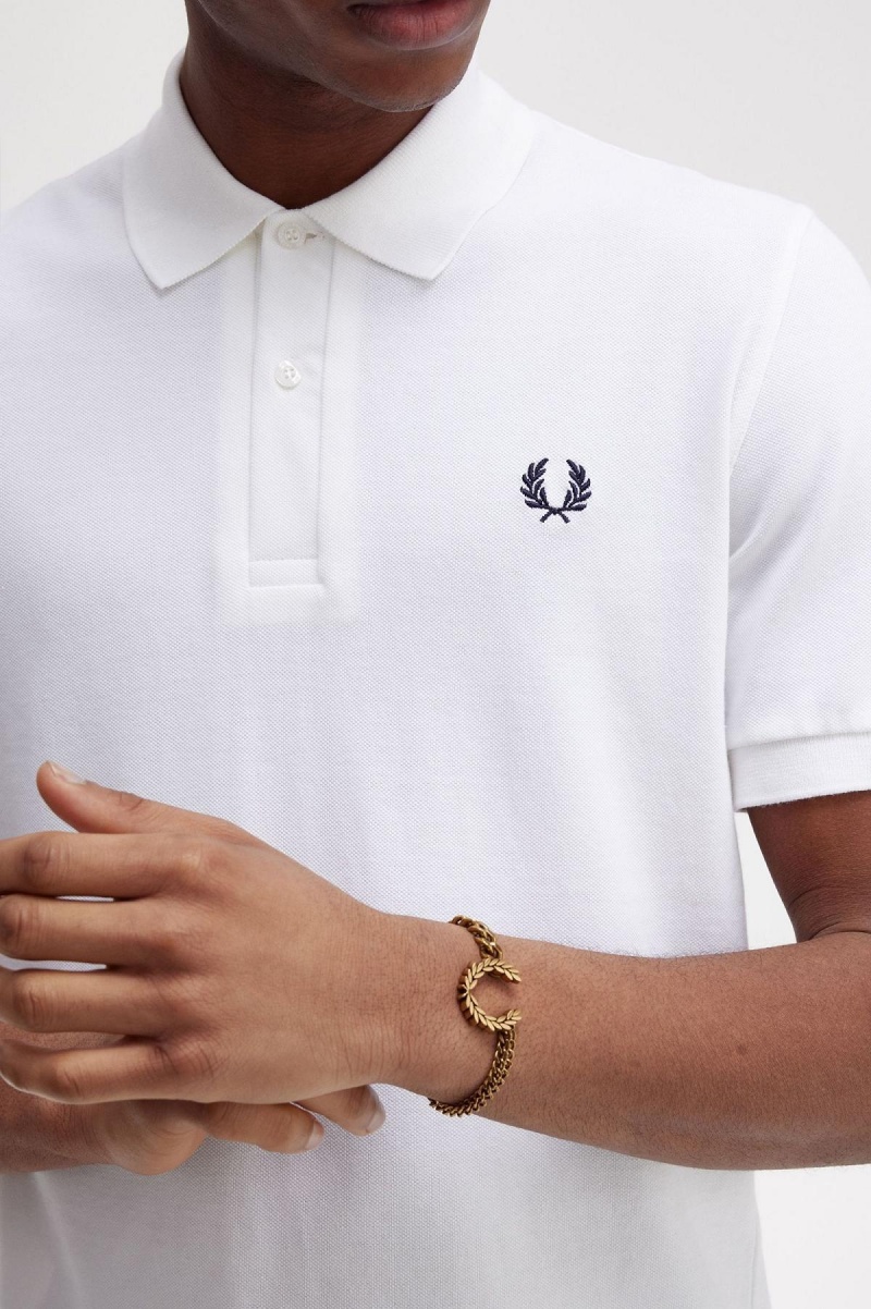 Joyería Fred Perry Double Chain Laurel Wreath Bracelet Accessories Doradas | LCLTR94965