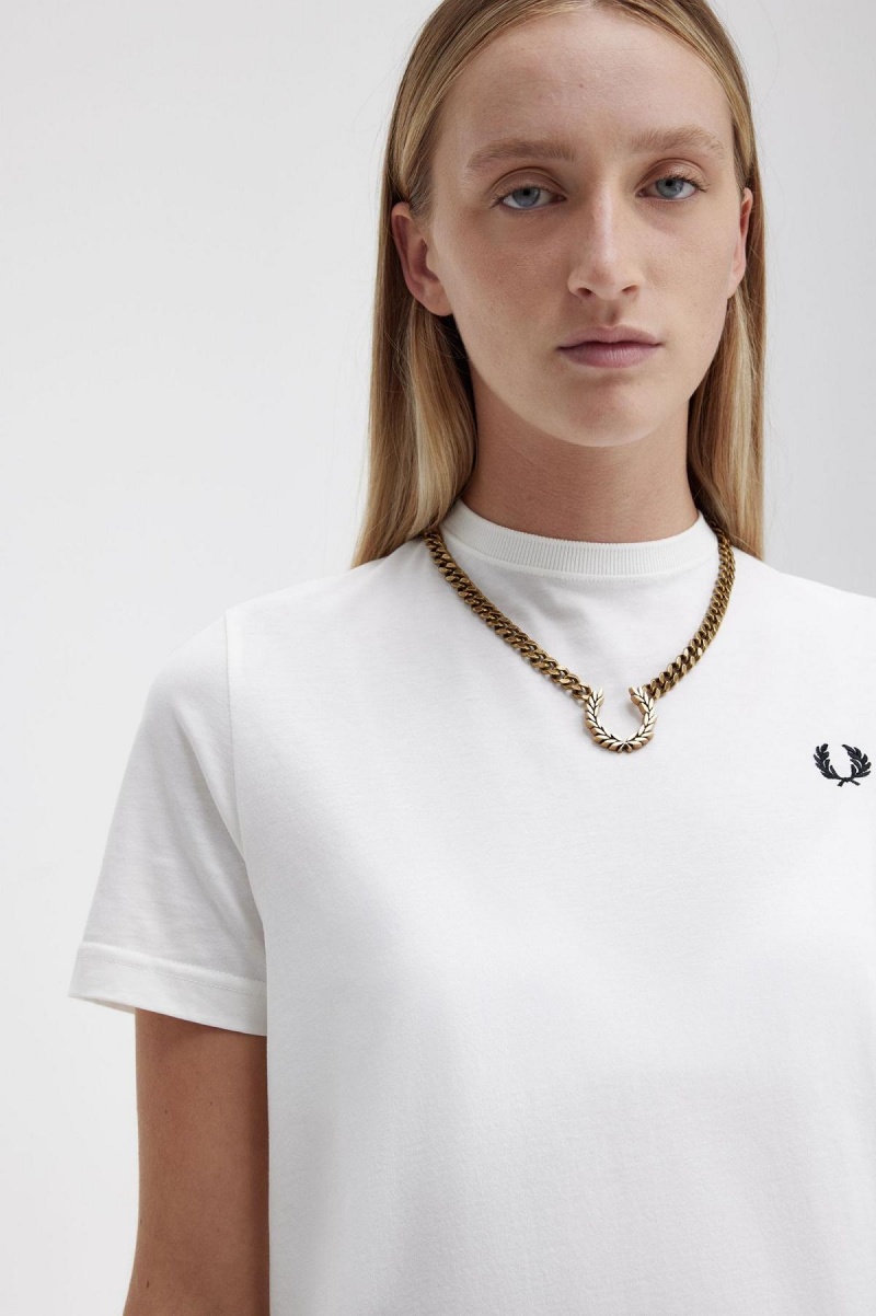 Joyería Fred Perry Fornido Laurel Wreath Necklace Accessories Doradas | YCLGT34270