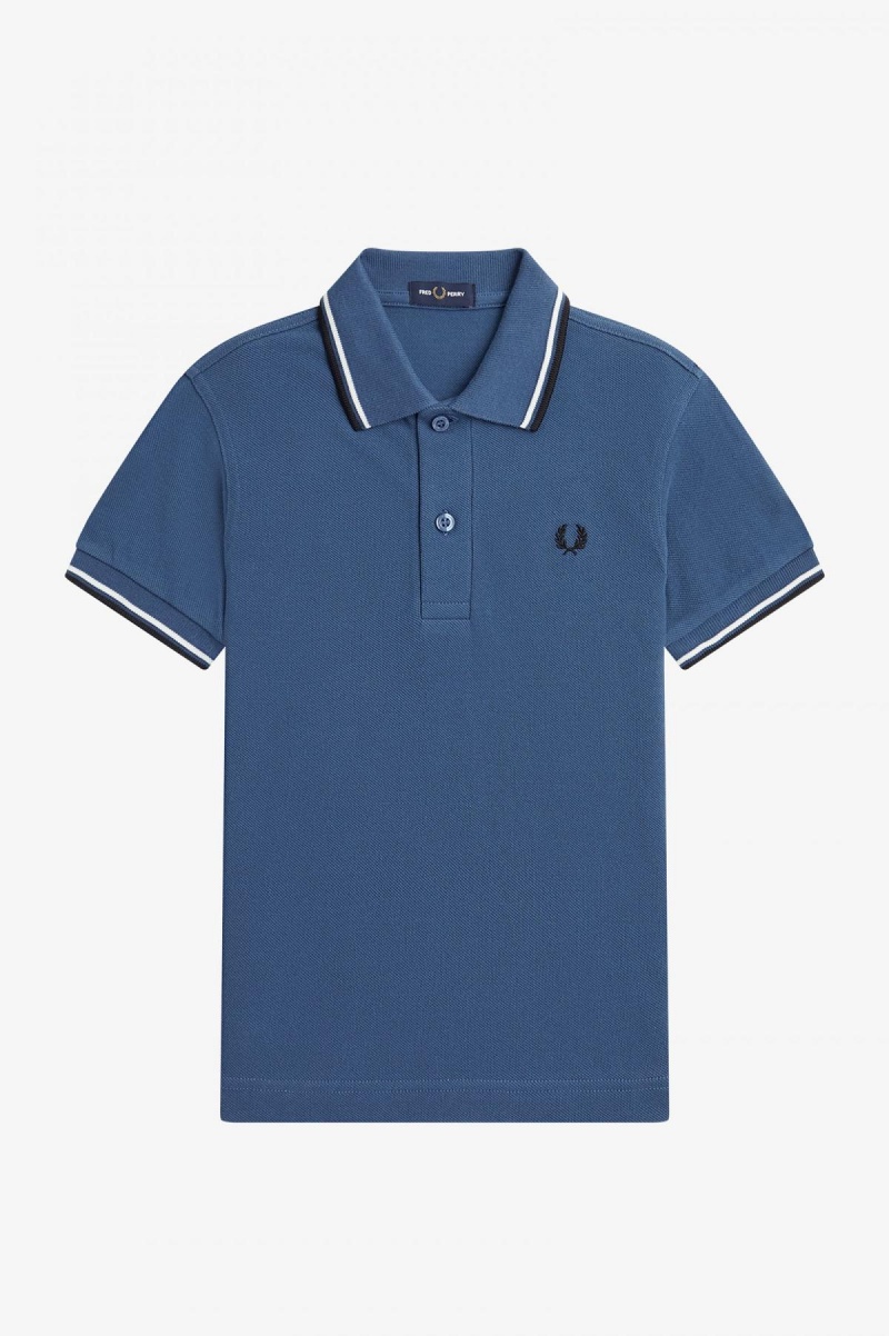 Niños Fred Perry Kids Twin Tipped Accessories Azules Blancas Negras | ZCLNQ56806