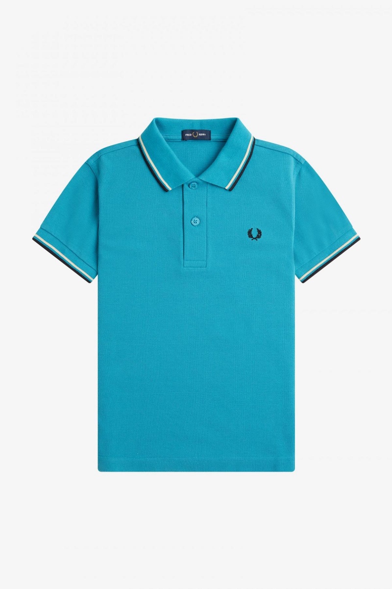 Niños Fred Perry Kids Twin Tipped Accessories Azules Creme Negras | ZCLNQ92914