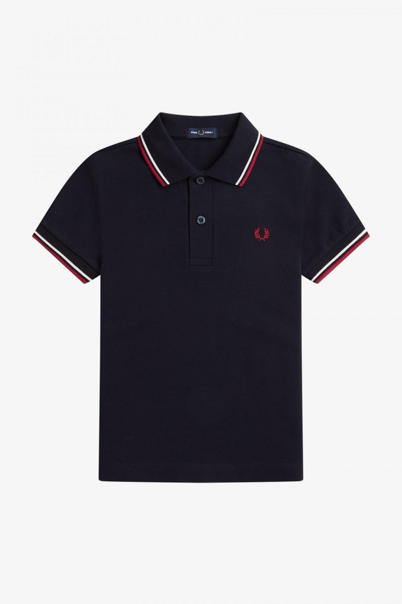 Niños Fred Perry Kids Twin Tipped Accessories Azul Marino Blancas Rojas | XCLBH14304