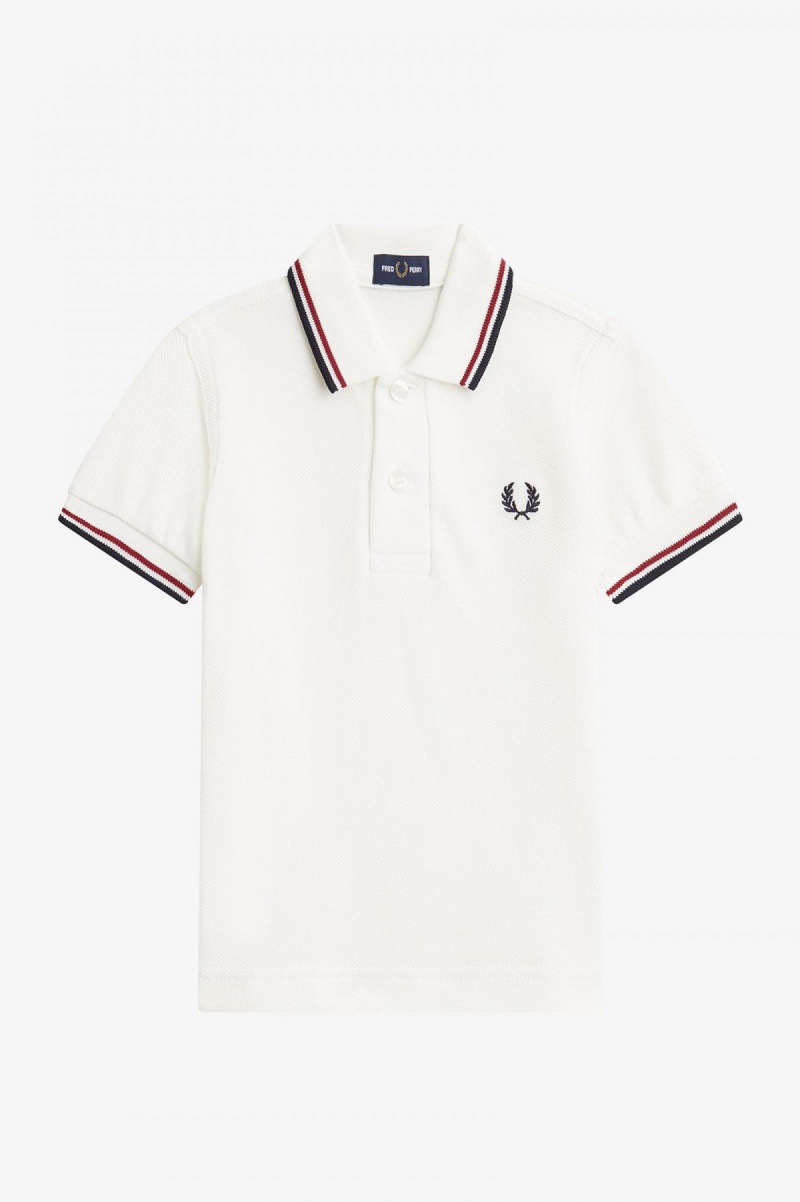 Niños Fred Perry My First Accessories Blancas Rojas Azul Marino | TCLPQ67229