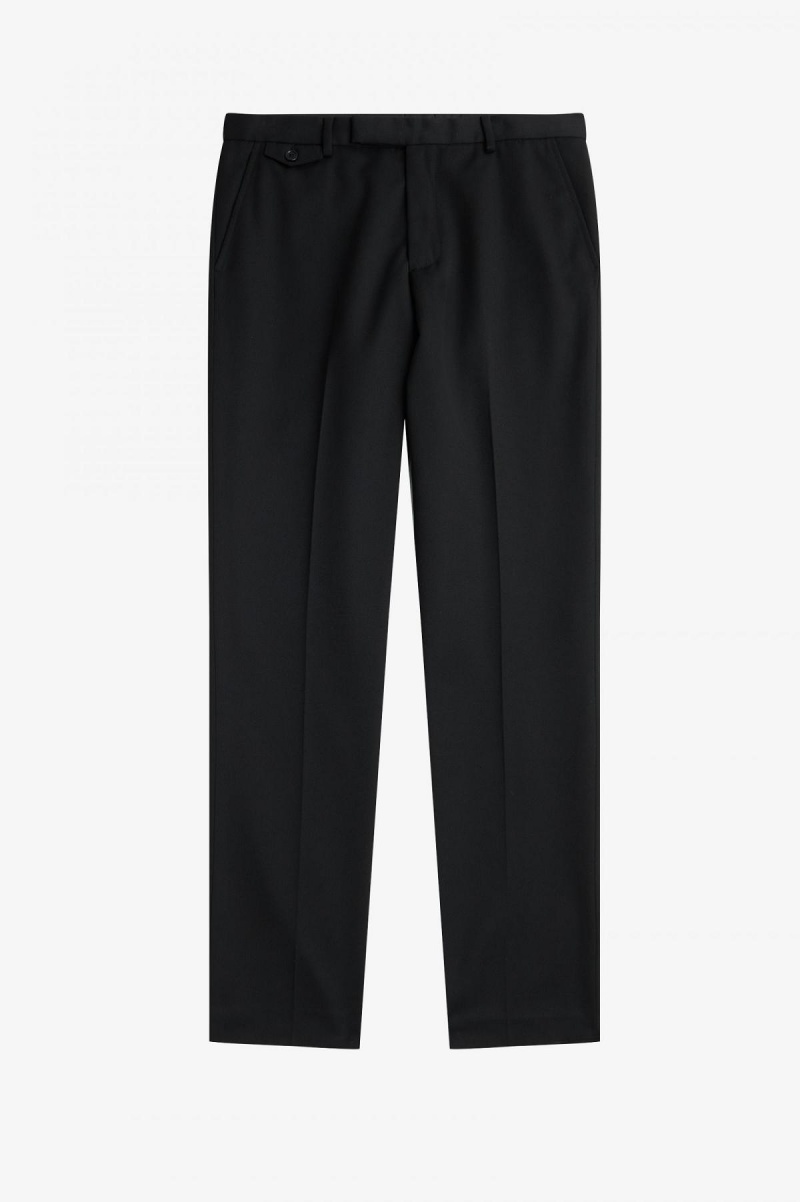 Pantalones Fred Perry Archive Tailored Trousers Hombre Negras | SCLVO66164