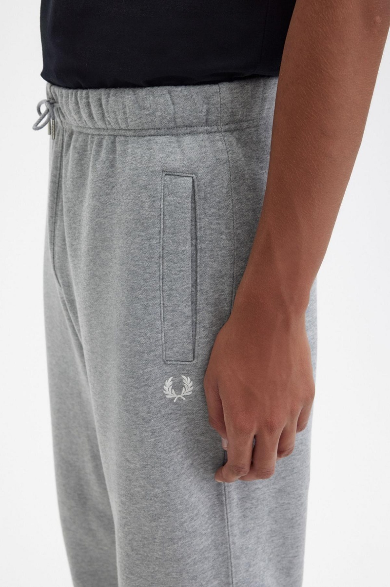 Pantalones Fred Perry Loopback Sweat Pant Hombre Steel Marl | CLJVR94188