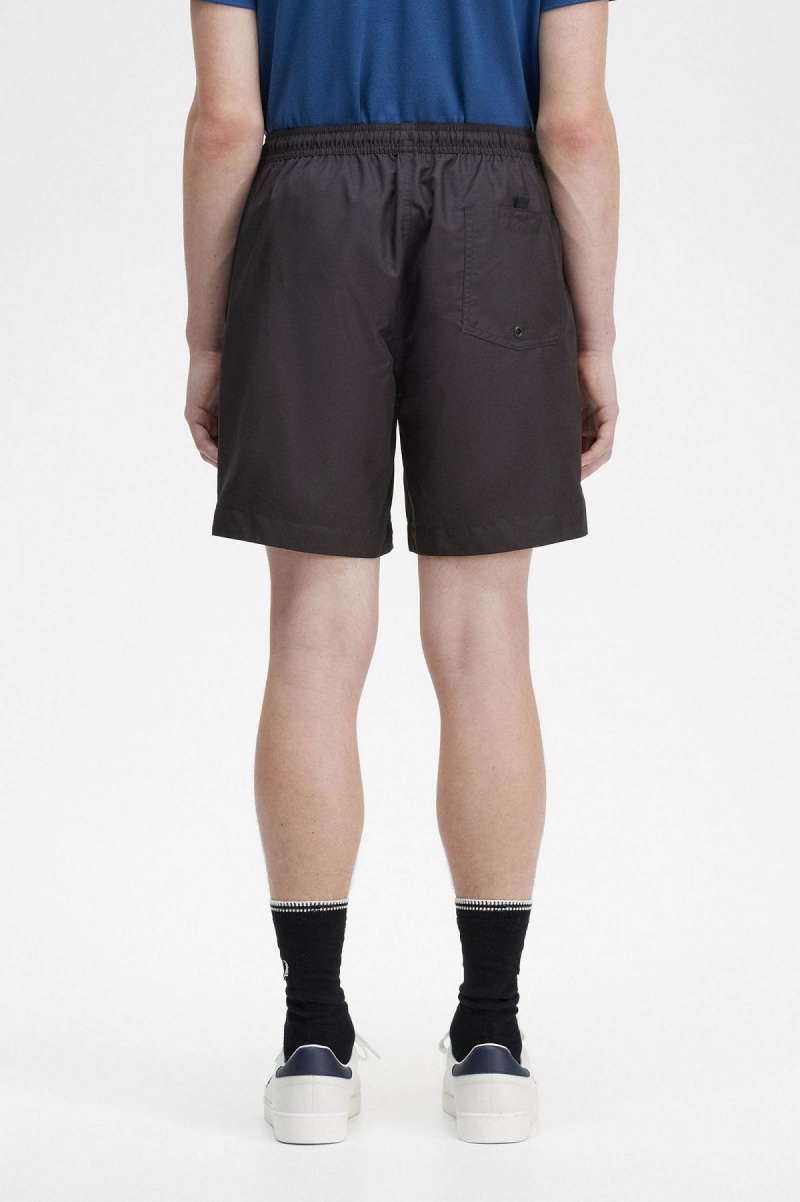 Short Fred Perry Classic Hombre Negras | CLXBR22483