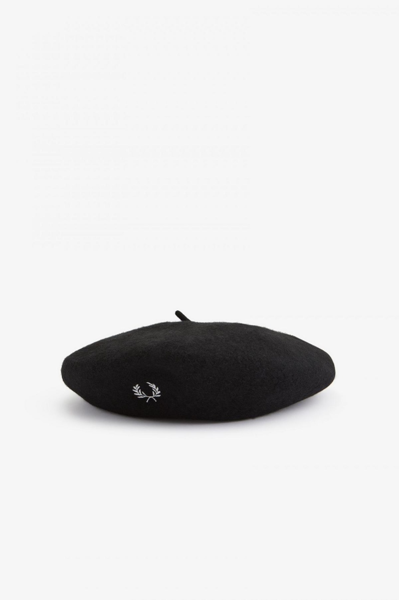 Sombrero Fred Perry Beret Accessories Negras | CLXMI64610