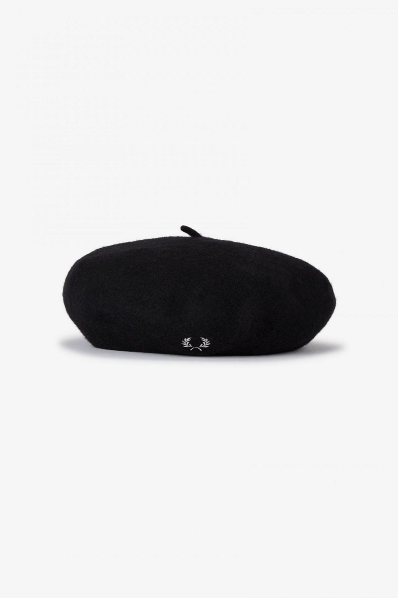 Sombrero Fred Perry Beret Accessories Negras | CLXMI64610