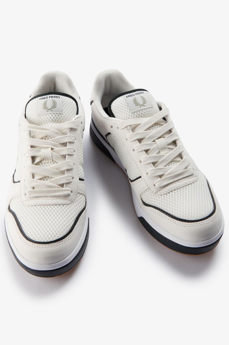 Zapatos Fred Perry B300 Hombre Blancas | UCLTG61657