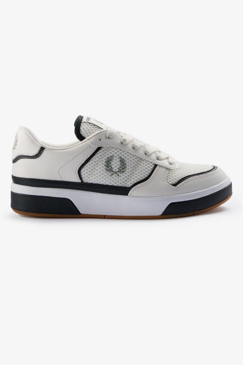 Zapatos Fred Perry B300 Hombre Blancas | UCLTG61657