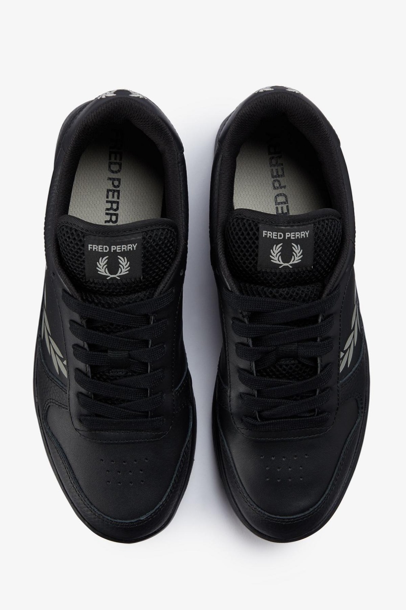 Zapatos Fred Perry B300 Hombre Negras | CLDYB28691