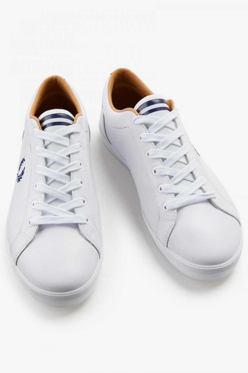 Zapatos Fred Perry Baseline Hombre Blancas | CLCVG74774