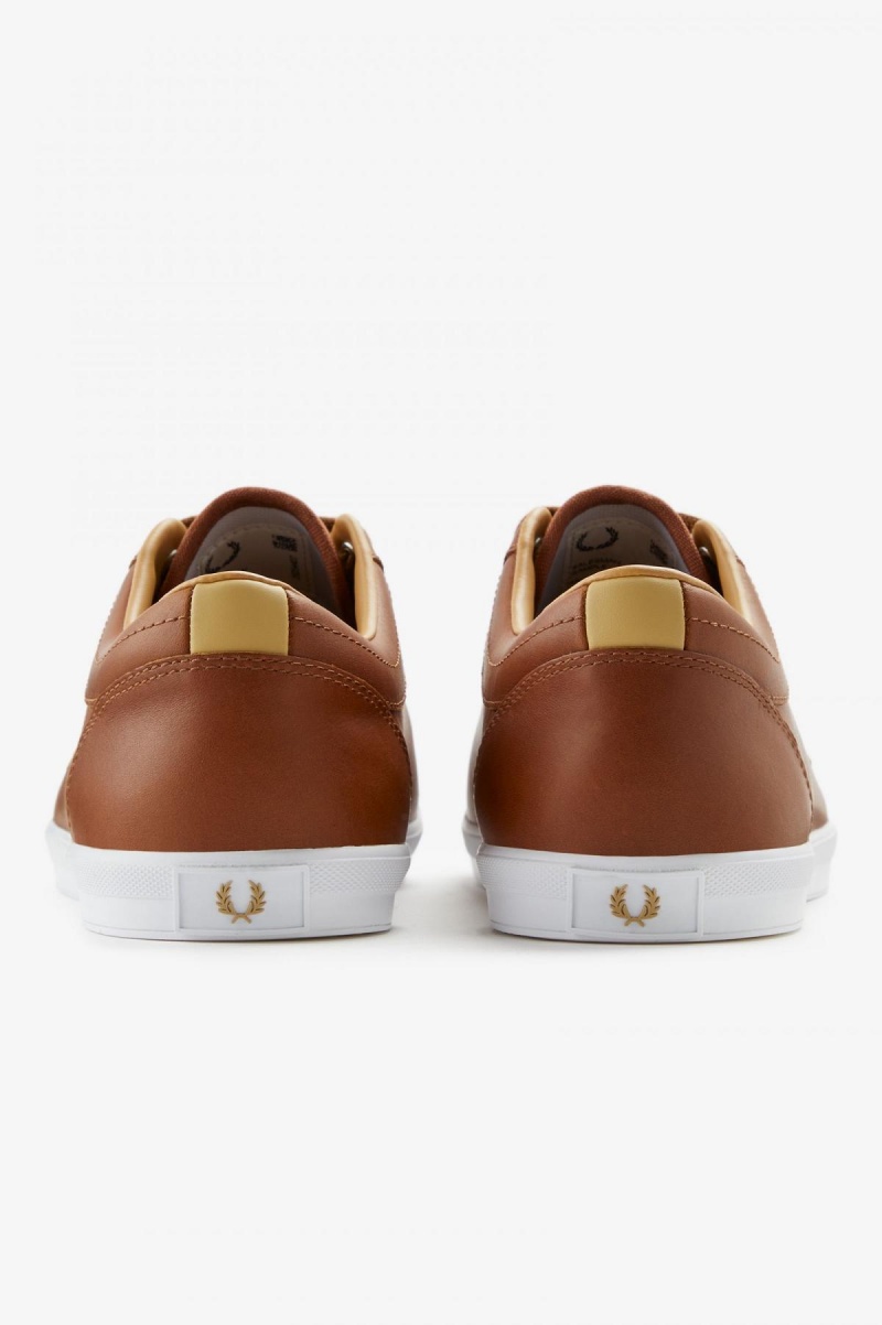 Zapatos Fred Perry Baseline Hombre Tan | PCLER91991