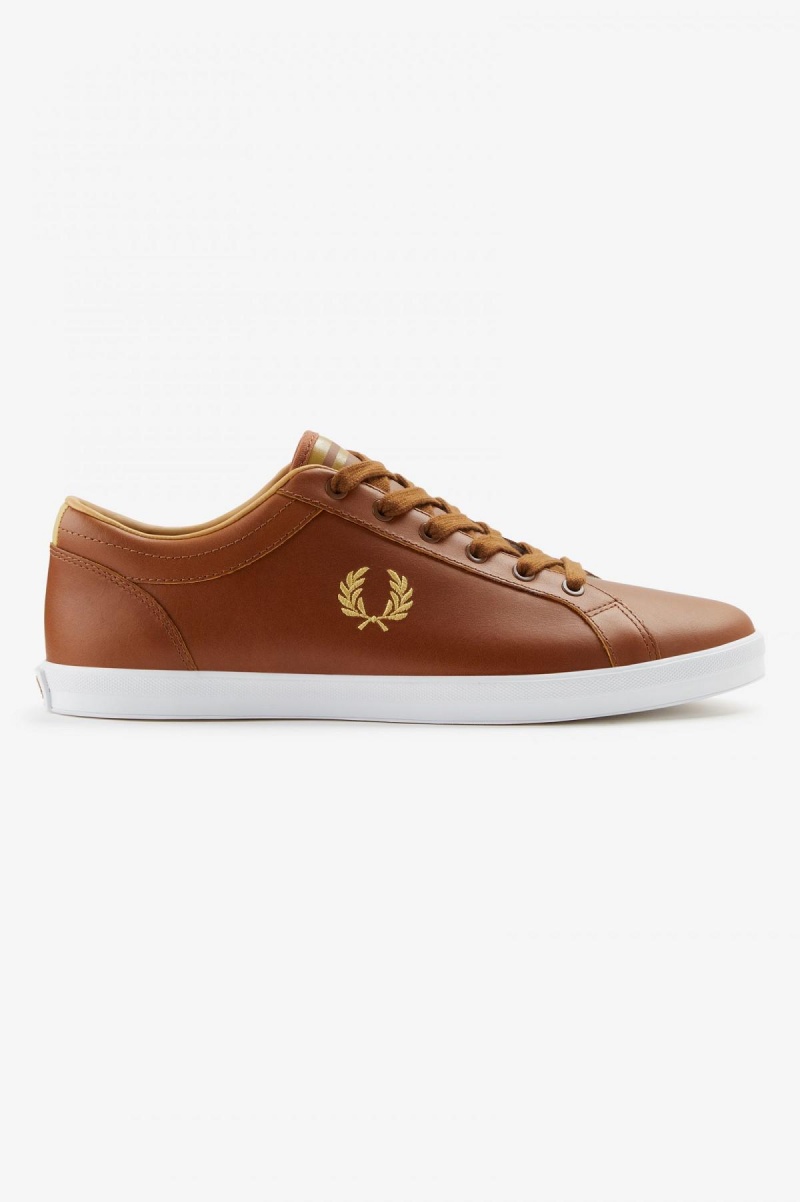 Zapatos Fred Perry Baseline Hombre Tan | PCLER91991