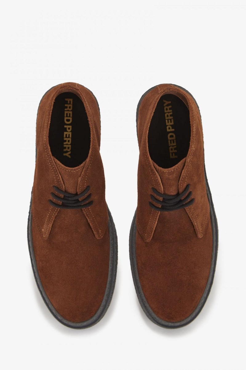 Zapatos Fred Perry Hawley Hombre Ginger | YCLGT87655