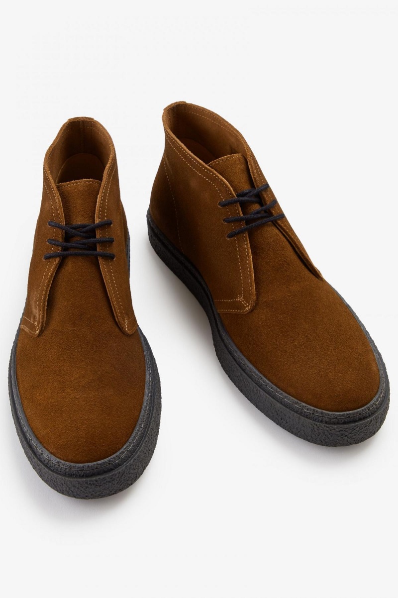 Zapatos Fred Perry Hawley Hombre Ginger | YCLGT87655