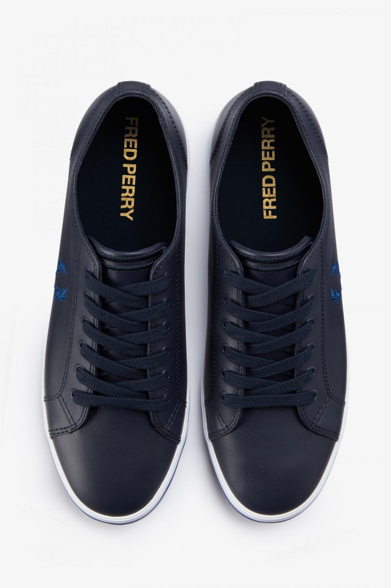 Zapatos Fred Perry Kingston Hombre Azul Marino | MCLFT95372