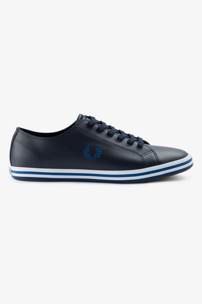 Zapatos Fred Perry Kingston Hombre Azul Marino | MCLFT95372