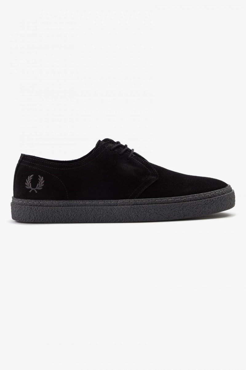 Zapatos Fred Perry Linden Hombre Negras | ECLVG13129