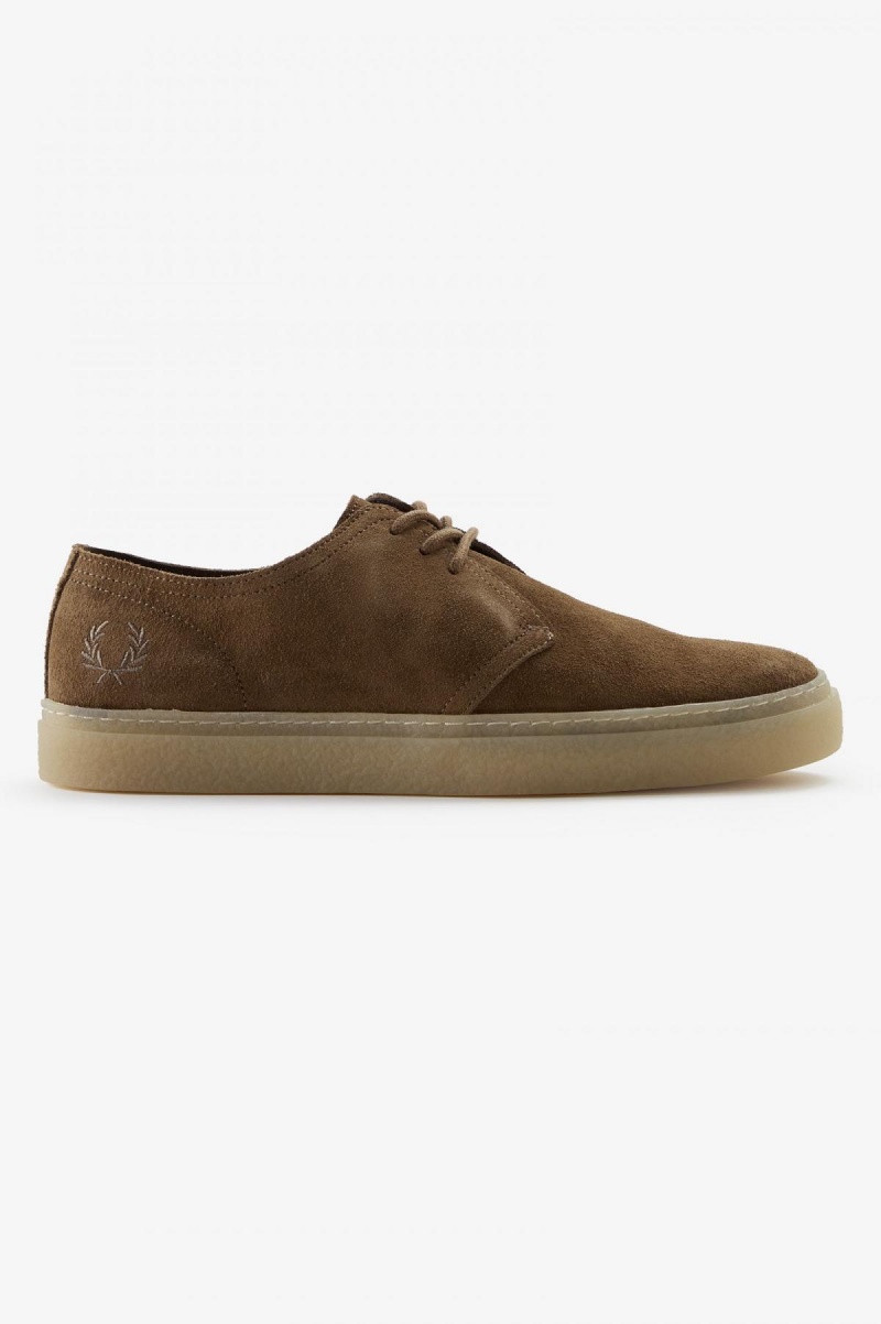 Zapatos Fred Perry Linden Hombre Shaded Stone | CLXBR61176