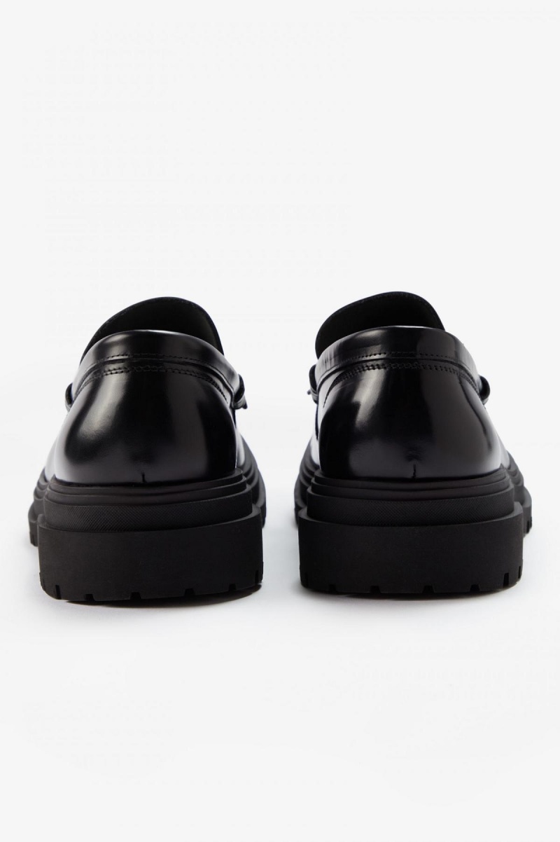 Zapatos Fred Perry Loafer Mujer Negras | PCLQX27283