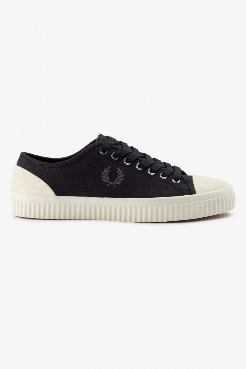 Zapatos Fred Perry Low Hughes Hombre Negras | FCLHY27429