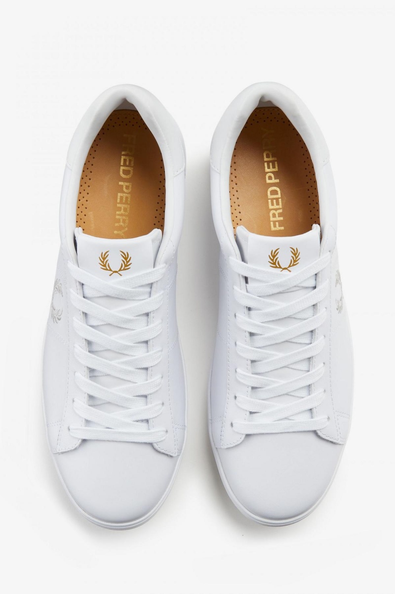 Zapatos Fred Perry Spencer Hombre Blancas | CLEGJ14967