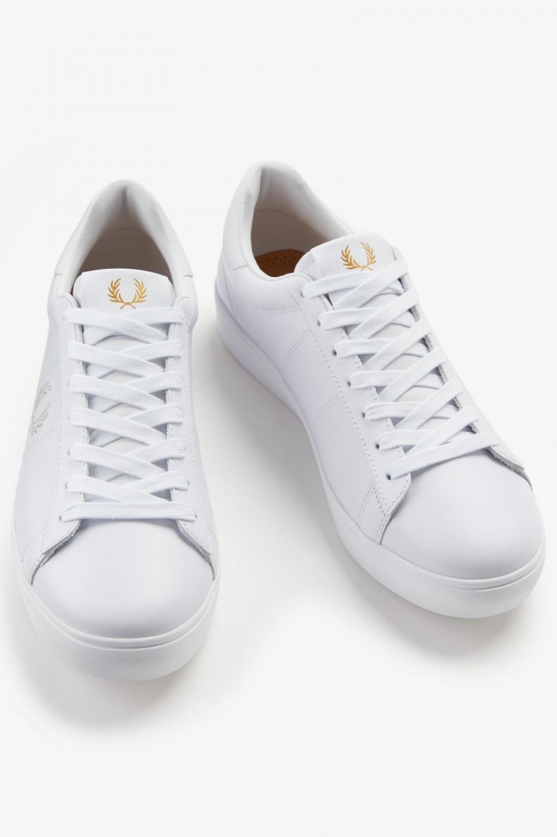 Zapatos Fred Perry Spencer Hombre Blancas | CLEGJ14967